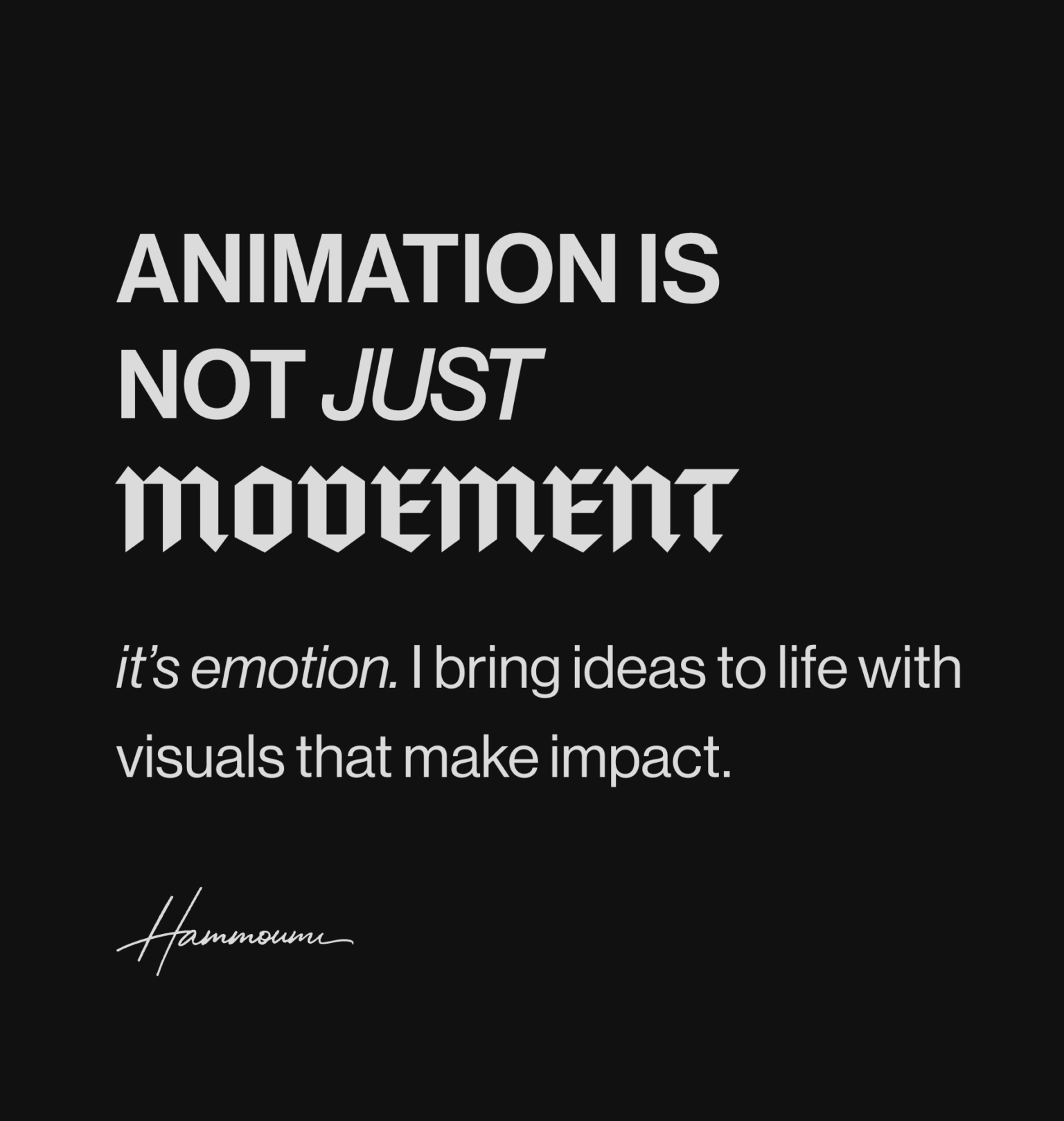 Studio Engarde Hammoumi intro